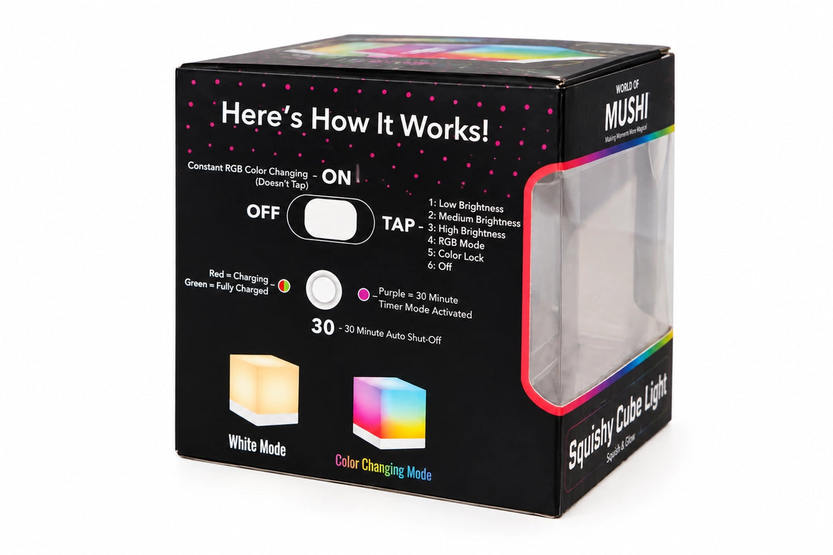 Mushi Squishy Cube Light