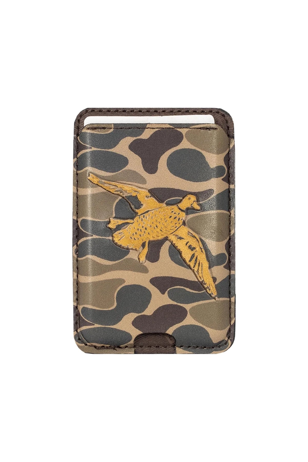 Magnetic Phone Wallet, Camo Mallard