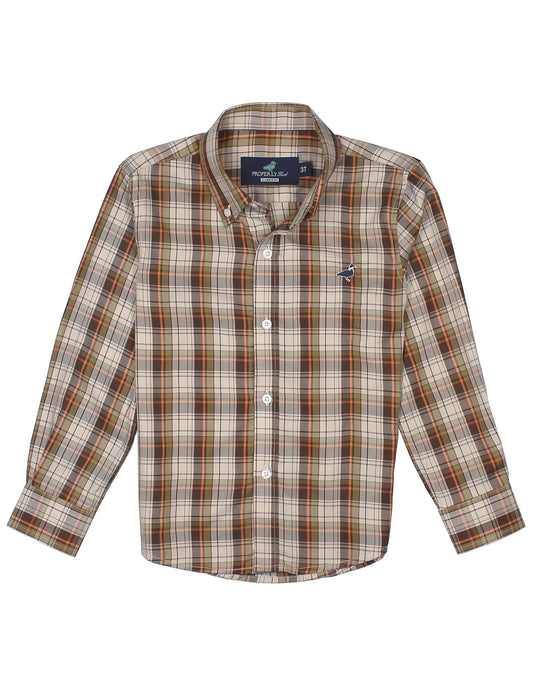 Boys Seasonal Sportshirt, Campfire