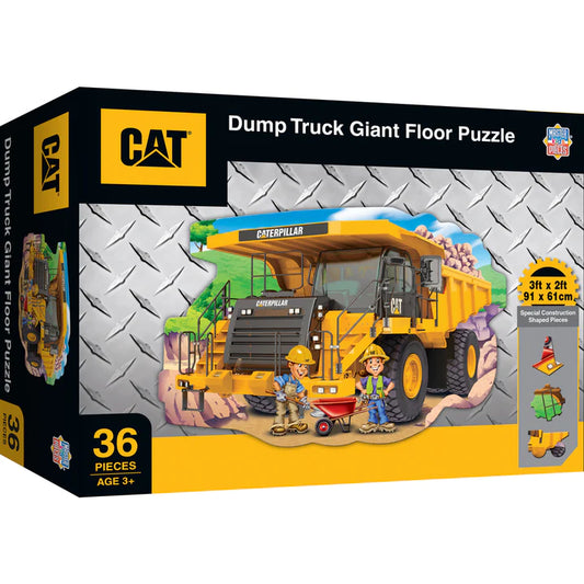 CAT Dump Truck Floor Puzzle 36pcs