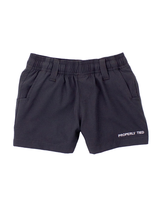 Boys Pintail Short, Charcoal