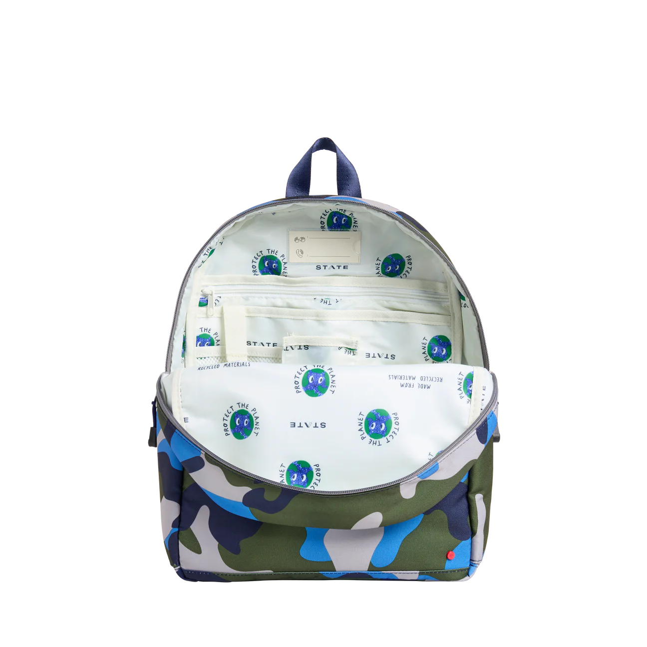 Kane Backpack, Blue Checkerboard