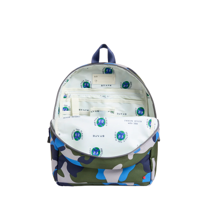 Kane Backpack, Blue Checkerboard
