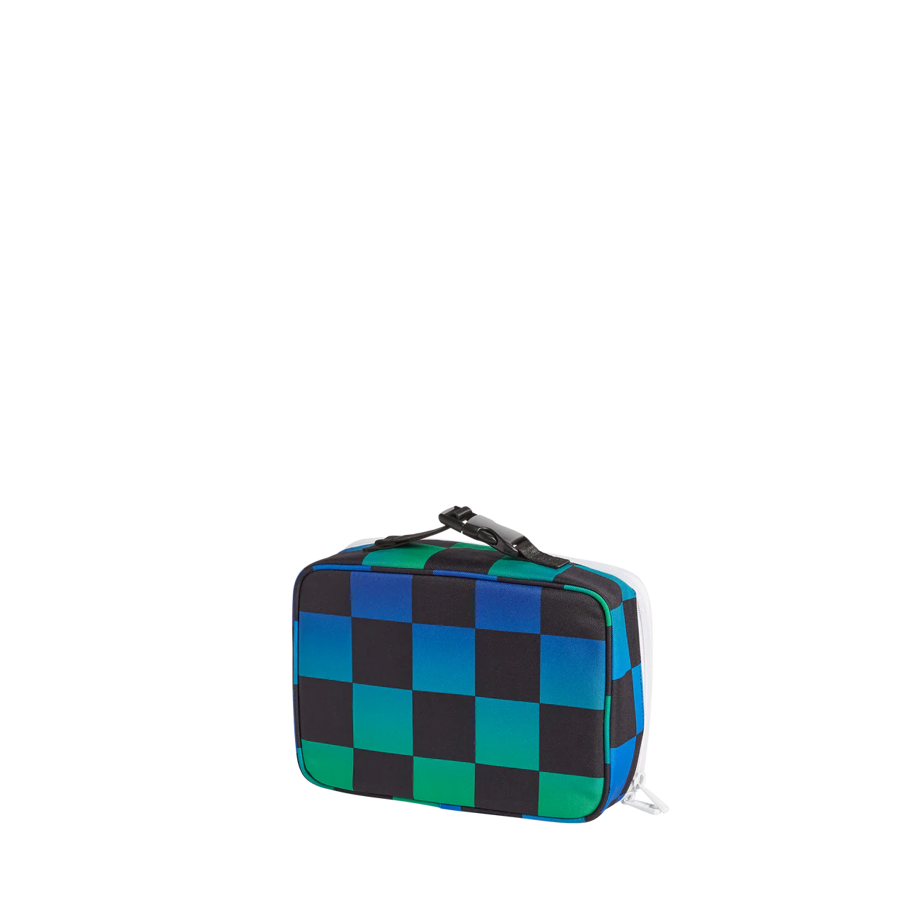 Rodgers Lunch Box, Blue Checkerboard