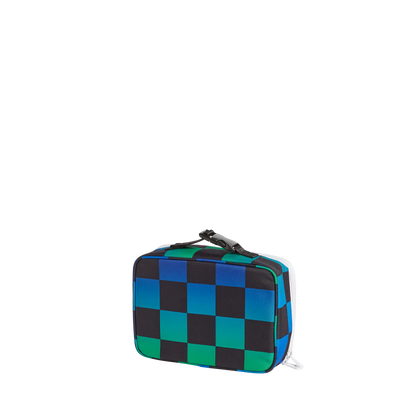 Rodgers Lunch Box, Blue Checkerboard