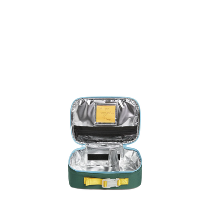 Rodgers Lunch Box, Blue Checkerboard