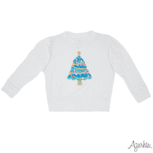 Sequin Christmas Tree Sweatshirt