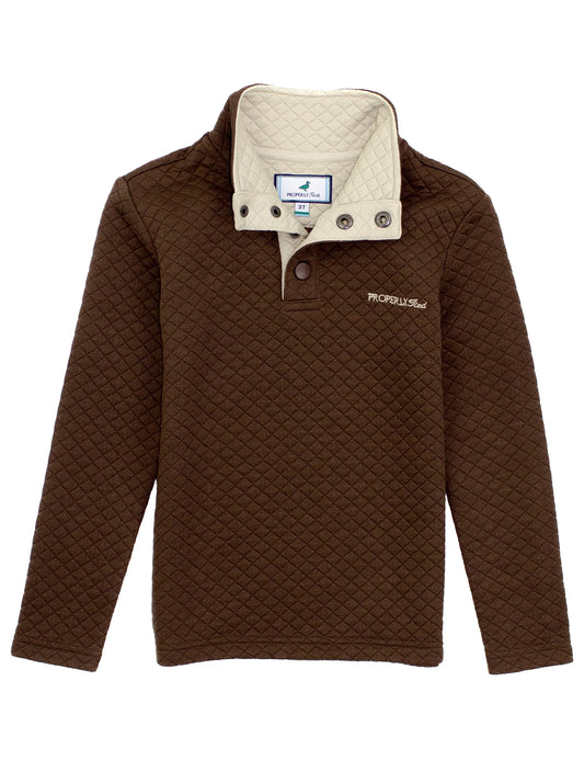 Boys Club Pullover, Brown
