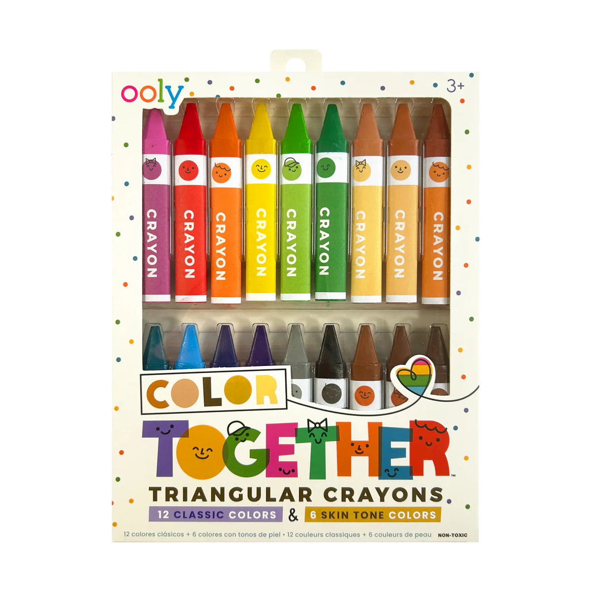 Color Together Triangular Crayons (Set of 18)