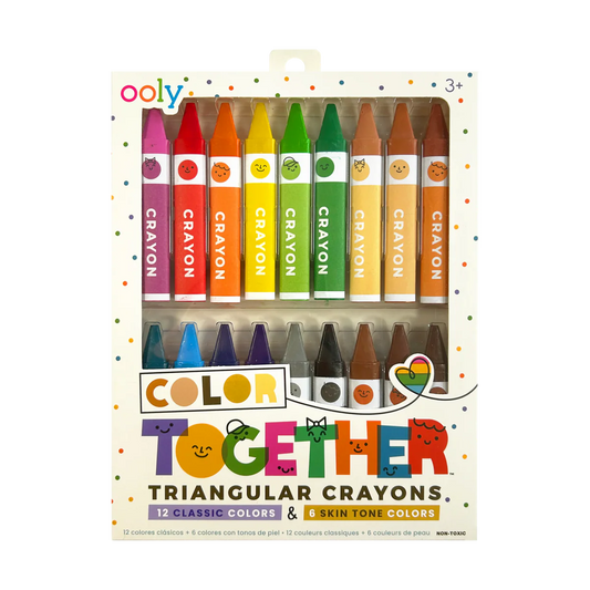 Color Together Triangular Crayons (Set of 18)
