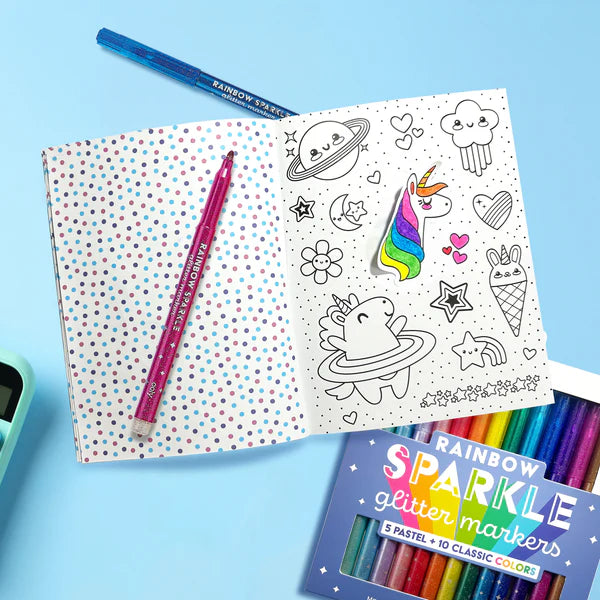 Stickiville: Color-In Sticker Book, Cute-A-Licious Doodles - 400+ Stickers
