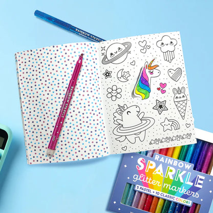 Stickiville: Color-In Sticker Book, Cute-A-Licious Doodles - 400+ Stickers