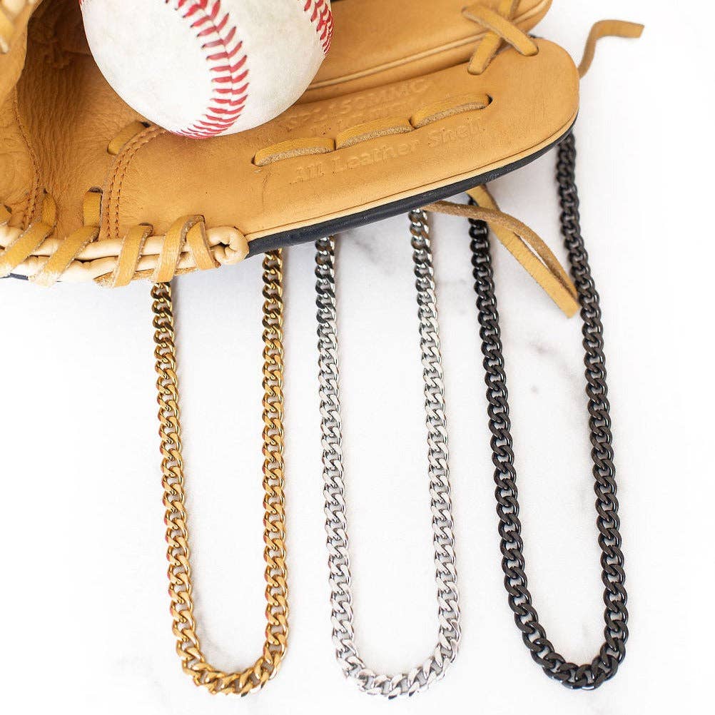 Classic Cuban Link Chain | Black