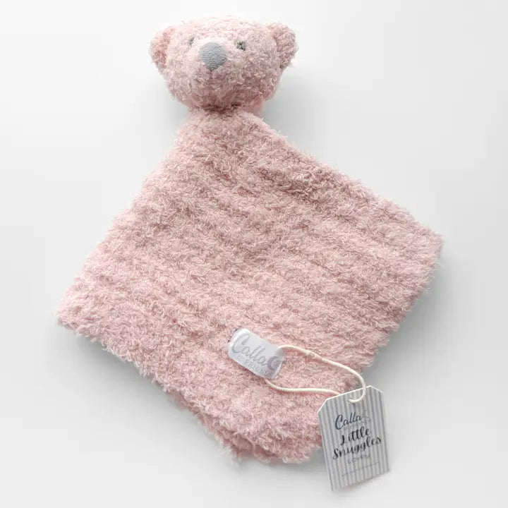 Little Snuggles Lovey, Bear Petal Pink