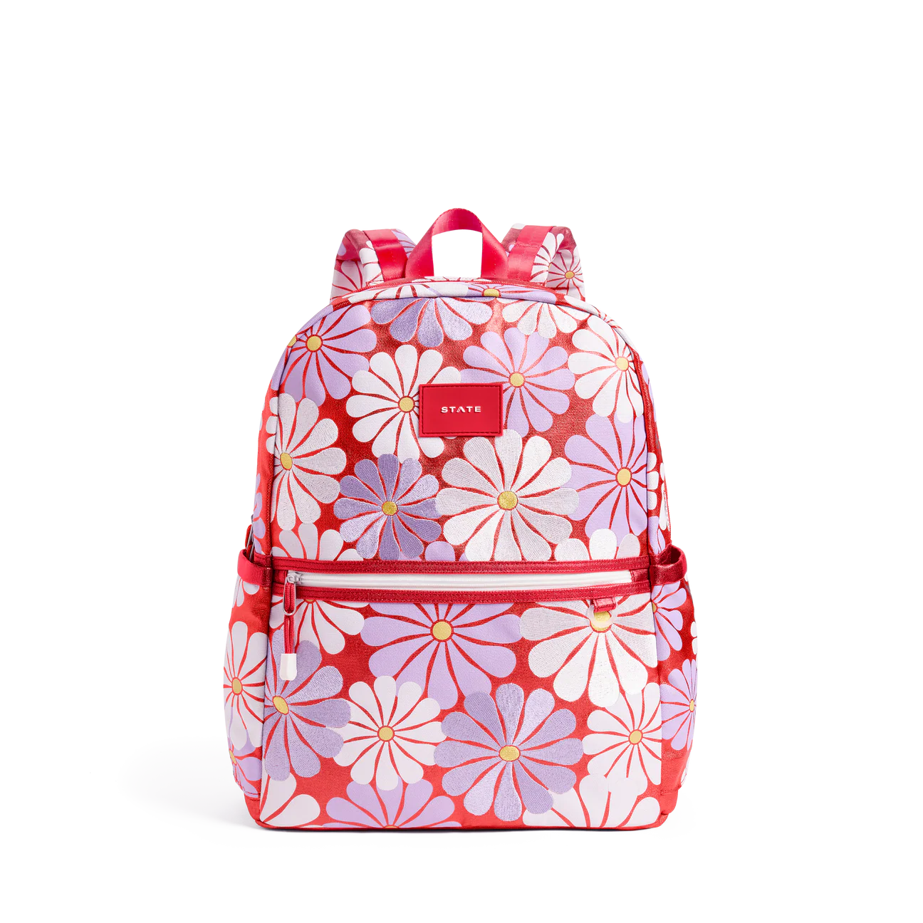 Kane Double Pocket Large Backpack, Ruby Floral