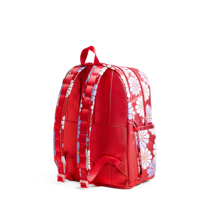 Kane Double Pocket Large Backpack, Ruby Floral