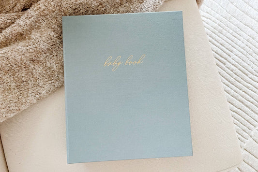 Baby Book - Memory book (Dusty Blue)