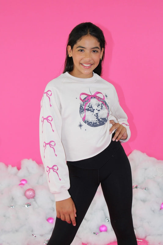 Bows & Disco Ball Sweatshirt