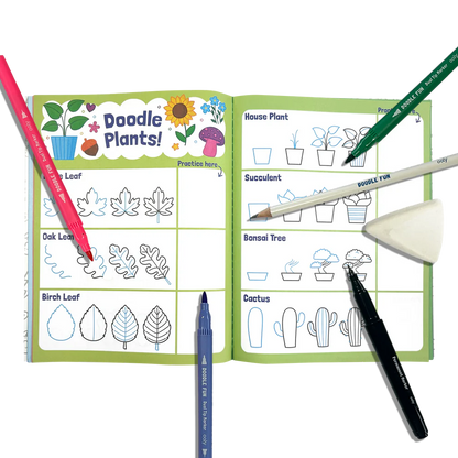 Doodle Fun: Draw & Color Activity Kit (17 piece set)