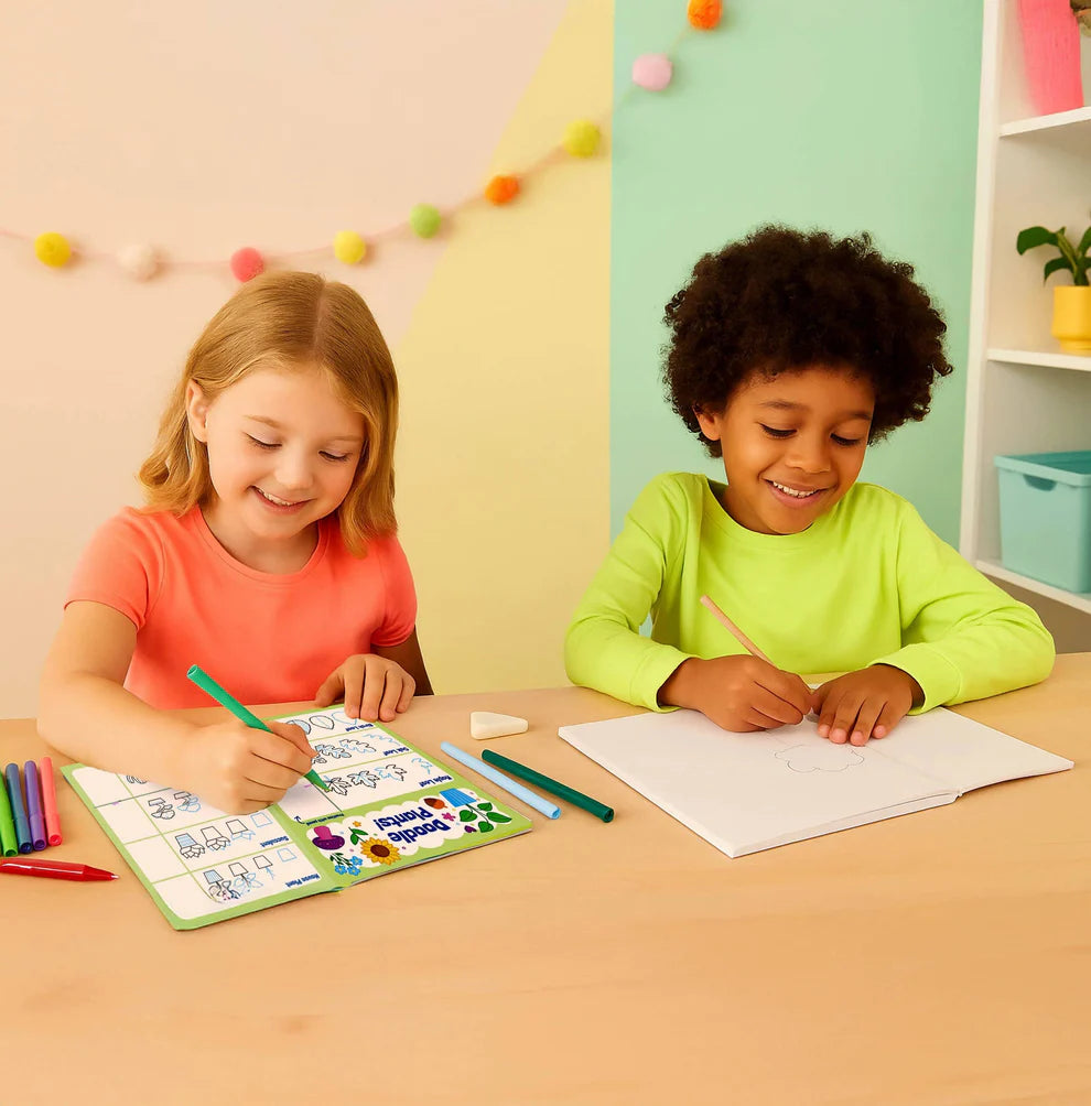Doodle Fun: Draw & Color Activity Kit (17 piece set)