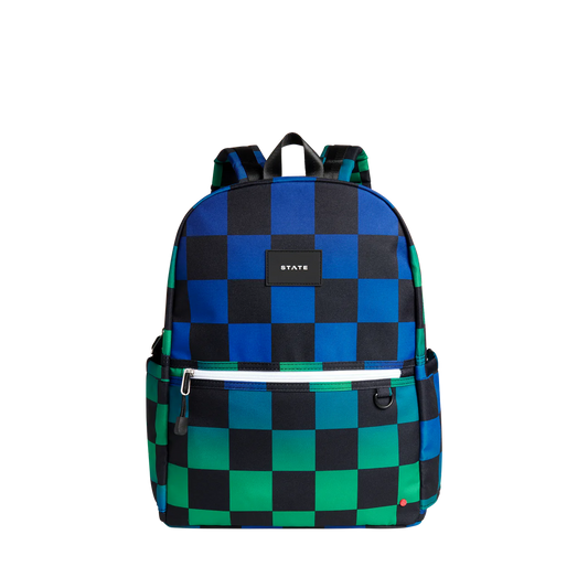 Kane Double Pocket Backpack, Checkerboard