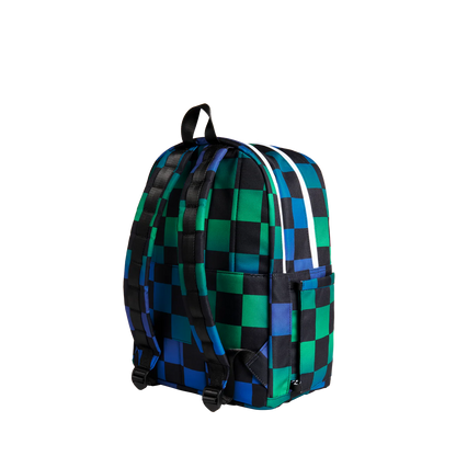 Kane Double Pocket Backpack, Checkerboard