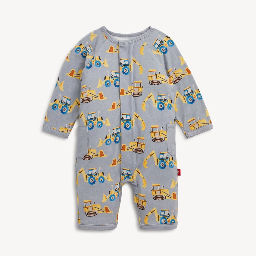 Doze Off Modal LS Side Pocket Romper