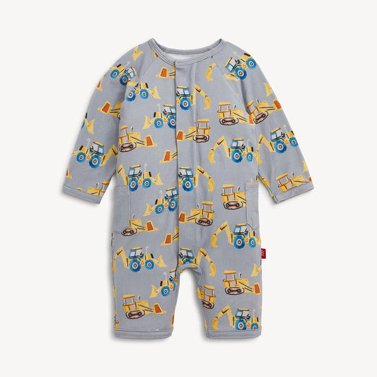 Doze Off Modal LS Side Pocket Romper