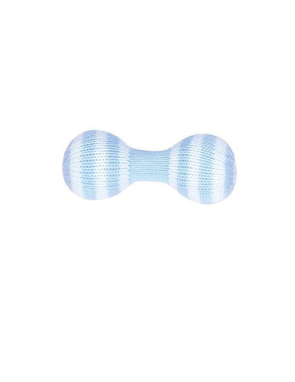 Dumbbell Knit Rattle (Pink or Blue)