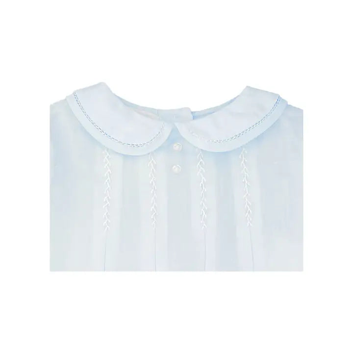 Pintuck Bubble, Blue