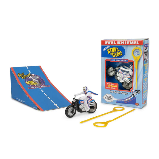 Evel Knievel Mini Stunt Cycle Rip Cord Racer