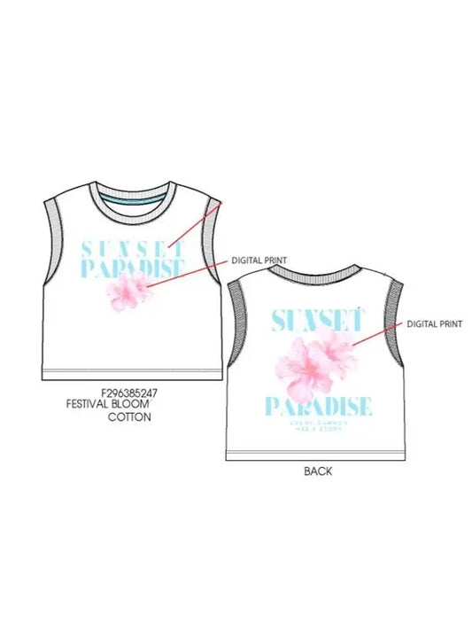 Sunset Paradise Graphic Tank