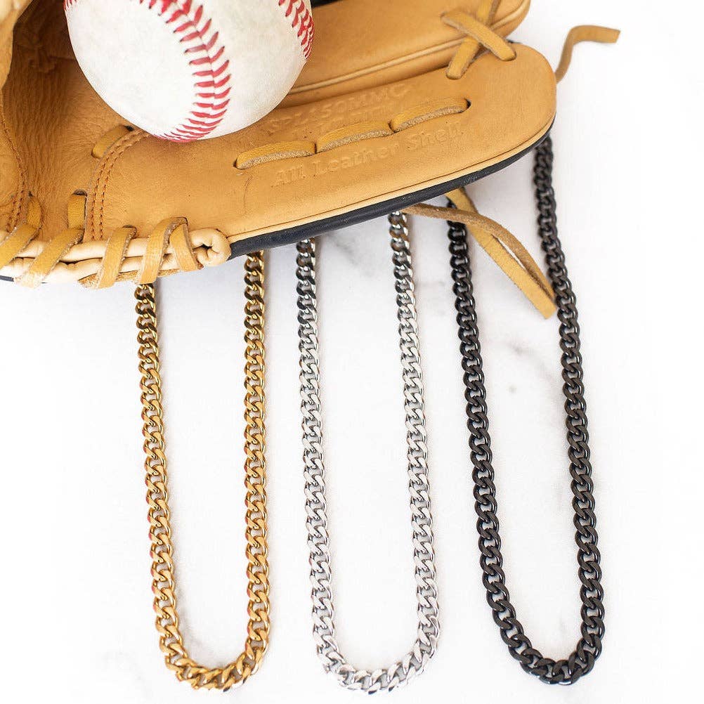 Classic Cuban Link Chain | Black