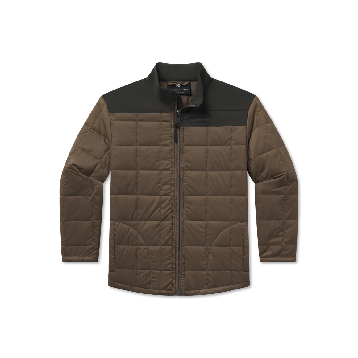 Youth Falcon Hill Quilted Jacket, Stone Brown