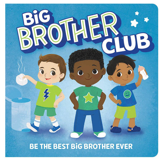 Big Brother Club Board Book with Reward Chart & Stickers