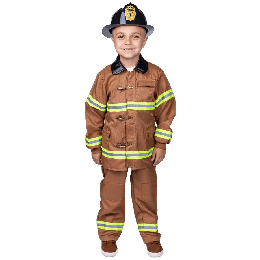 Fire Fighter Costume, Tan
