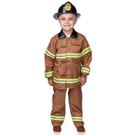 Fire Fighter Costume, Tan