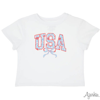 American Floral USA Boxy Tee