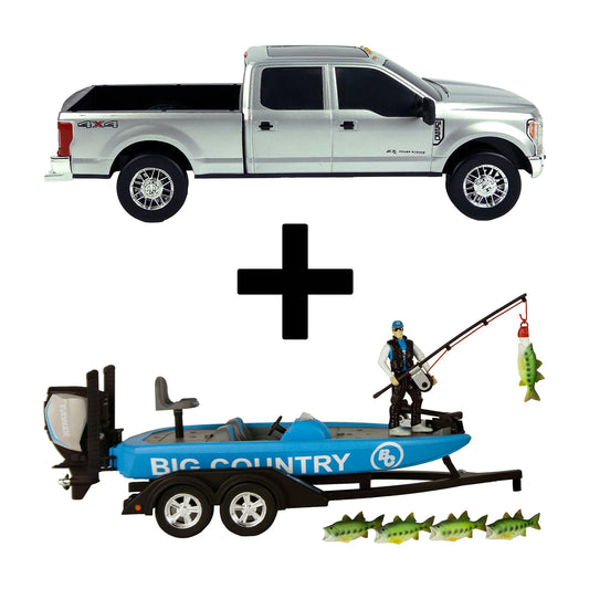 Ford F250 Super Duty Truck & Bass Boat Combo