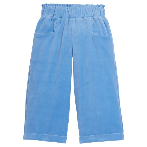 Cropped Palazzo Pant, French Blue