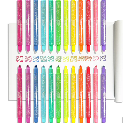 Make No Mistake! Glittery Erasable Markers (Set of 12)