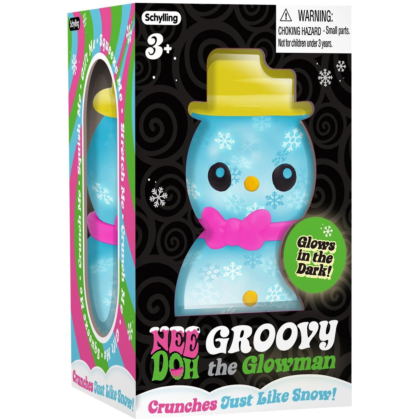 NeeDoh Squishmas Groovy Glowman (3 colors)