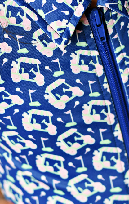 L/S Golf Cart Collared Tennis Dress