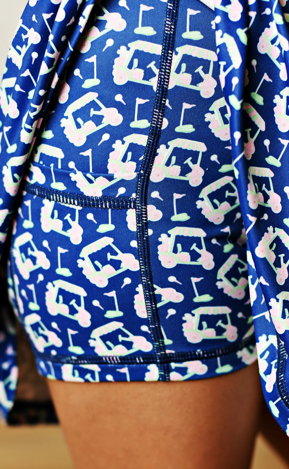 L/S Golf Cart Collared Tennis Dress