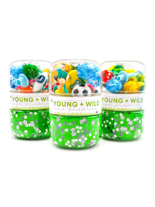 Grab & Go Dough Jar, Soccer