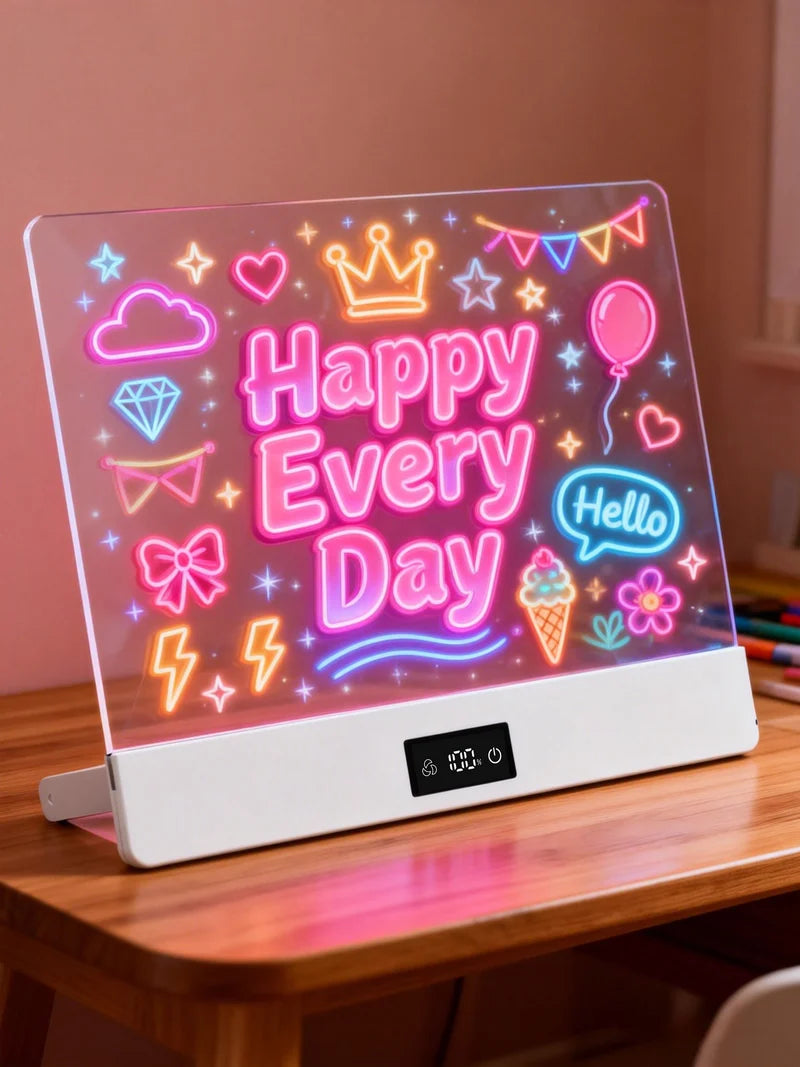 LED Color Me Tablet w/Markers