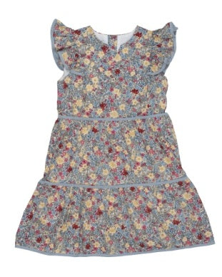 Harley Tan Floral Dress