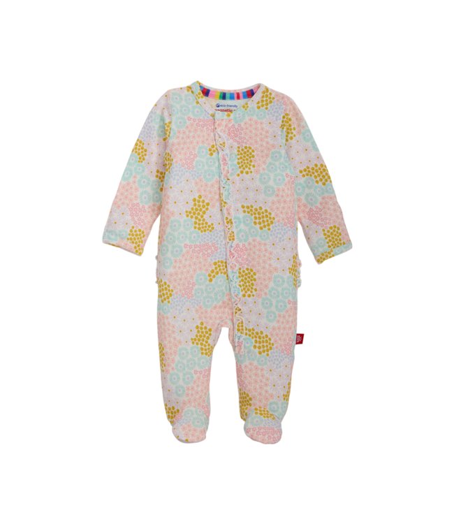 Harper Modal Magnetic Footie w/Ruffle