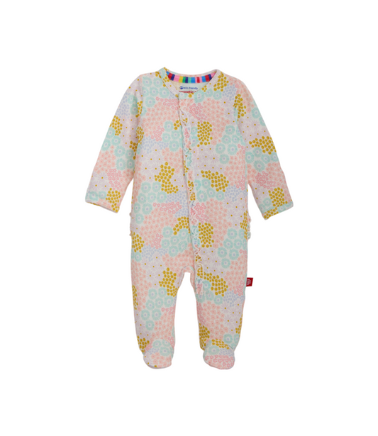 Harper Modal Magnetic Footie w/Ruffle