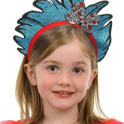 Dr. Seuss Thing 1 & Thing 2 Costume Glitter Headband